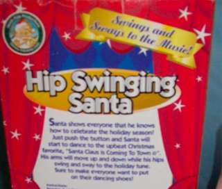 Animated Dancing Hip Swinging Santa Figure Christmas Decoration For 