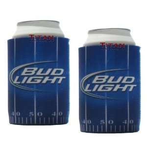   Can Insulators   Blue Football  Beer Koozies   Set of 2 Everything
