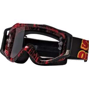  SMITH FUEL V.2 SWEAT X MX GOGGLE RED/BLACK OLD SIGNAGE 