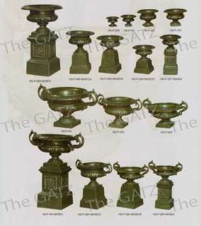 Container of Cast Iron Urns Wholesale  