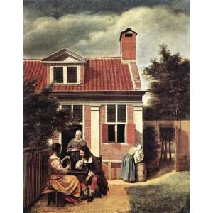 Hand Made Oil Reproduction   Pieter de Hooch   32 x 42 inches 