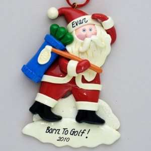  Personalized Golf Ornament