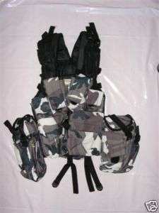 Urban Camo Rhodesian Style Tactical Vest plce  