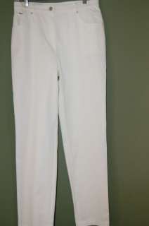 NWT BASLER white 5 pocket line ankle pants 40 FR / 42  