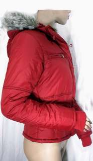 NWT Triple Five 555 Soul Hooded Down Parka Coat Red M  