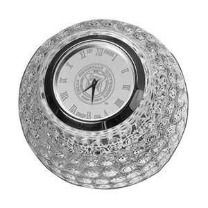  TCU   Golf Ball Clock   Silver