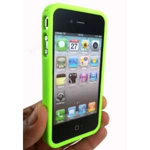  New Fashion Green Hard Bumper Case Cover for iPhone 4   Smart 