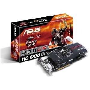  ASUS Radeon HD 6870 1GB 256 bit GDDR5 PCI Express Dual DVI 