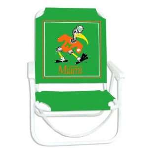  Miami Hurricanes Beach Chair