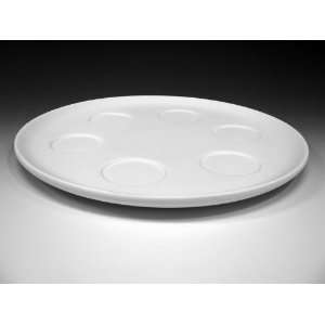  Ceramic bisque unpainted plain passover sede plate bi2160 