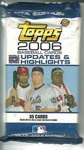 2006 Topps Updates & Highlights Baseball Jumbo Pack  