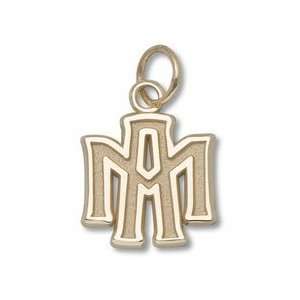   Aggies 3/8 ATM Charm   Gold Plated Jewelry