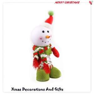  HOTER® 14 inch Spring Body Cute Snowman Figure Toy 