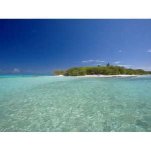  Tropical Island and Lagoon, Baa Atoll, Maldives, Indian 