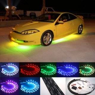  Sound Activated 7 Color LED Under Car Glow Underbody System Neon 