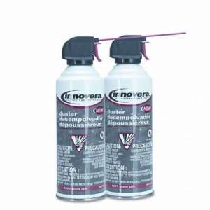 Compressed Gas Duster   100% Nonflammable, Two 10oz Cans per Pack(sold 