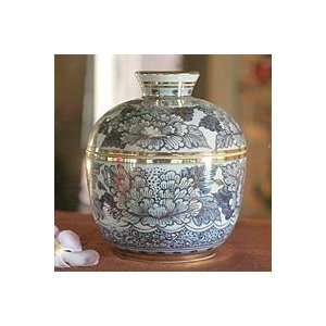  NOVICA Benjarong porcelain jar, Luxury