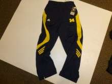 University of Michigan Wolverines Scorch Warm Up Pants adidas Youth 