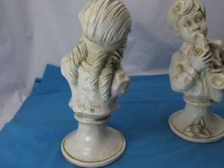 Pair Universal Statuary Corp Of Boy And Girl Statues  