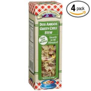 Leonard Mountain Dos Amigos Green Chili, 6 Ounce. Boxes (Pack of 4 