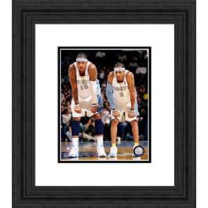  Framed Iverson/Anthony Denver Nuggets Photograph Sports 