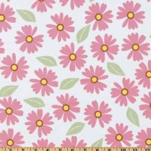  43 Wide Izzy Flannel Daisies Pastel Fabric By The Yard 