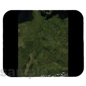  Germany Satellite Map Mouse Pad 