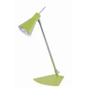  Energy Saving LED Desk Lamp in Green and Chrome Finish 