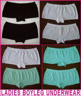 BOYLEG UNDIES   Sz 14 16 18   Seamless Ladies Underwear Boy Shorts 