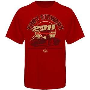   Sprint Cup Champion Retro T Shirt   Red (Small)