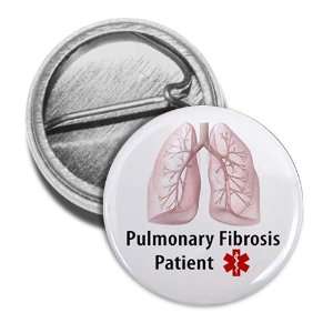 PULMONARY FIBROSIS PATIENT Medical Alert Symbol 1 inch Mini Pinback 