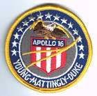 NASA Apollo 16 Mission Patch Explore Highlands 3 Inch