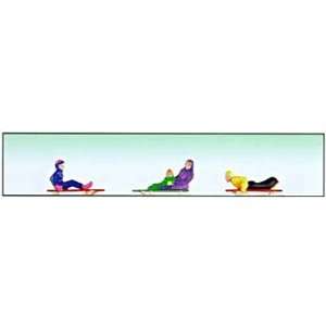 Model Power O Scale People On Sleds (6 Pieces) Toys 