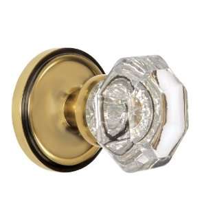    CLAWAL AB Classic Rosette with Waldorf Knob Passage, Antique Brass