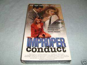 Improper Conduct (VHS, 1994)   TAHNEE WELCH   NEW 723952074836  