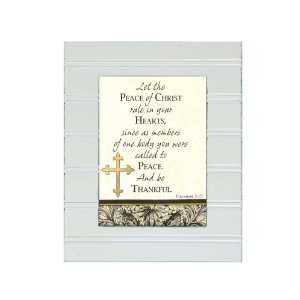  Cottage Garden Peace of Christ Photo Frame in Ivory F198W 