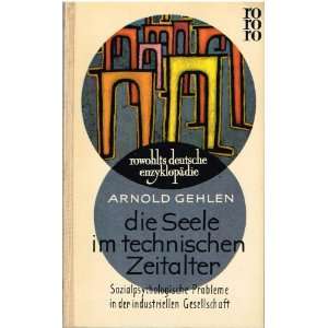   Probleme in der industriellen Gesellschaft Arnold GEHLEN Books