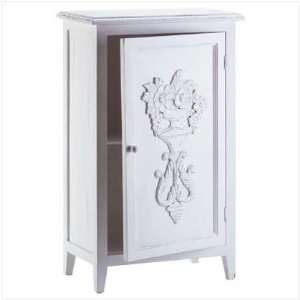  Shabby Chic Wooden White Cabinet 