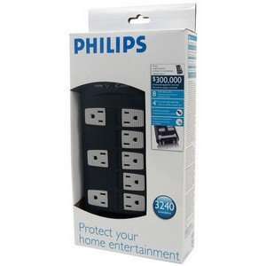   Surge Protector Spp3221wa/17 Home Entertainment 8 Outlets Electronics