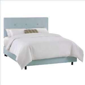  King Skyline Premier Cloud Three Button Upholstered Bed 