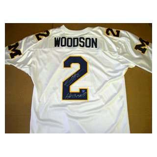 Charles Woodson Signed Jersey   Michigan Wolverines 97 Heisman  