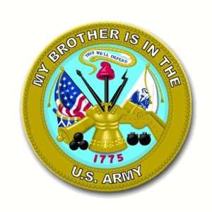 United States Army My Brother is in the Army Seal Decal Sticker 3.8 
