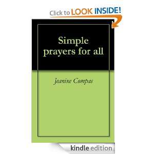 Simple prayers for all Jeanine Compas  Kindle Store