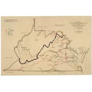 Civil War Map Sketch book of Jed. Hotchkiss, Capt. & Top. Eng., Hd 