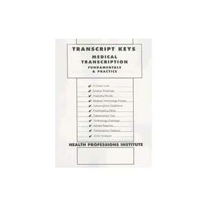  Transcription Keys Medical Transcription[Hardcover,1993 