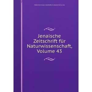    naturwissenschaftliche Gesellschaft zu Jena  Books