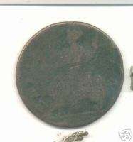 UK, Great Britain   1737 GEORGE II   Half Penny    