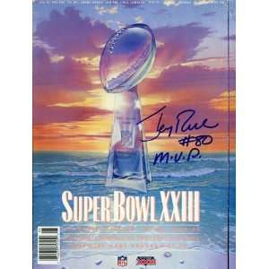   Autographed/Hand Signed Super Bowl XXIII Program