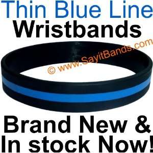   Silicone Wristband Bracelets Police Officers Patrol Awareness Support