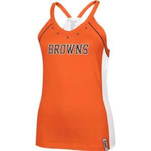 Cleveland Browns  Orange  Juniors Asteroid Top  Sports 